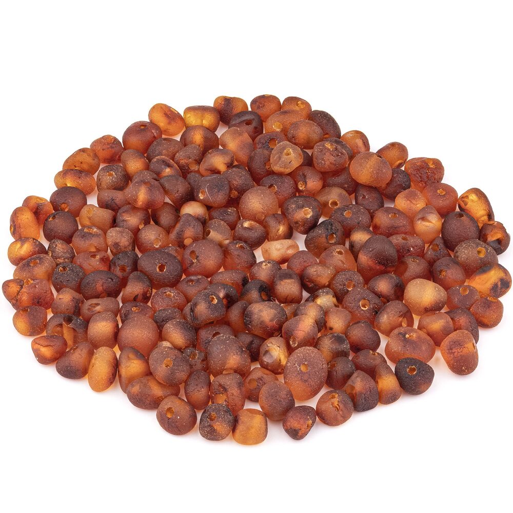 4313 Amber Beads Baroque Style – Polished and Raw 100% Natural Baltic Stone